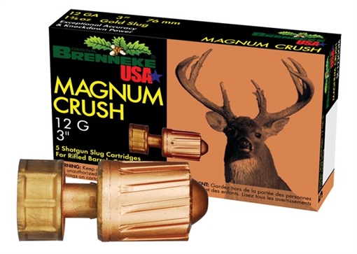 Picture of Brenneke Magnum Crush 12Gauge 3" 1 1/2oz Slug Shot 5 Per Box/50 Case SL123CMR