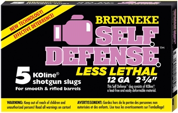 Picture of Brenneke  Self Defense 12Gauge 2.75" 1/3oz Sabot Slug Shot 5 Per Box/50 Case  SL-122SDLL