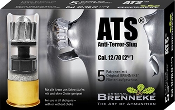 Picture of Brenneke ATS Home Defense 12Gauge 2.75" 1oz Slug Shot 5 Per Box/50 Case SL122ATS