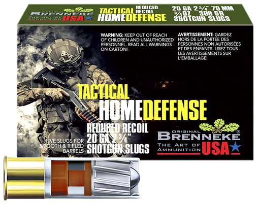 Picture of Brenneke Brenneke Tactical Home Defense Slugs 20 ga. 2 3/4 in. 3/4 oz. 5 rd. SL-202THD SL202THD