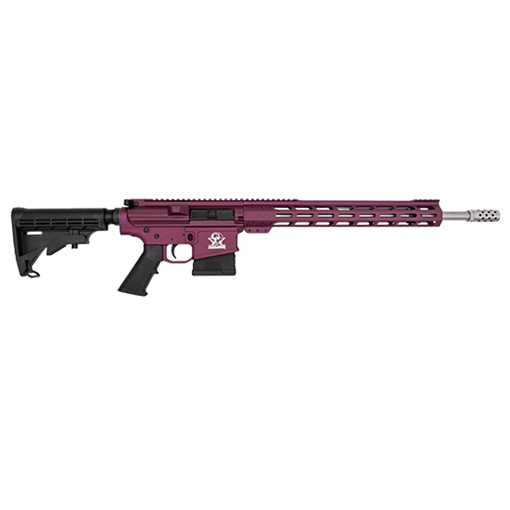 Picture of Great Lakes Firearms GL10308SSCHY GLFA 308 Win 10+1 18" AR-10 Stainless Steel Black Cherry GL10308SSCHY GL10308SS CHY