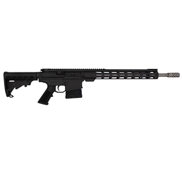 Picture of Great Lakes Firearms  AR-10 308 Win 20+1 18" Stainless, Black Rec, M-Lok Handgaurd, Carbine Stock, A2 Grip, Muzzle Brake  GL10308SS BLK