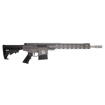 Picture of Great Lakes Firearms  GLFA 308 Win 10+1 18" Cerakote Threaded Barrel, Tungsten Cerakote Picatinny Rail Aluminum Receiver, 6 Position Mil-Spec Synthetic Stock, Mil-spec Polymer Grip  GL10308SS TNG