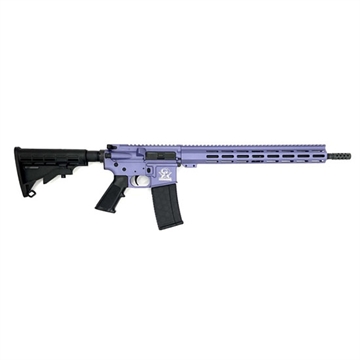Picture of GREAT LAKES FIREARMS GL-15 RIA 223 WYLDE 16IN BBL ORC WILD ORCHID/NITRIDE 30RD MAG GL15223 ORC