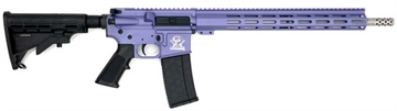 Picture of GLFA AR-15 Rifle .223 Wylde 30rd Magazine 16" Stainless Steel Barrel Wild Orchid Frame GL15223SS ORC