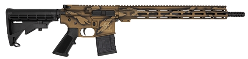 Picture of GLFA .223 Wylde Rifle .223 Wylde 30rd Magazine 16" Threaded Barrel Serpent Bronze with 15.25" Handguard GL15223 S-BRZ