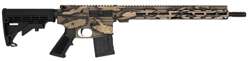 Picture of Great Lakes Firearms AR-15 223 Wylde 16" 30+1, Serpent Tan Camo Rec/15" Handguard, Black M4 Stock & A2 Grip, Muzzle Brake GL15223SGRN GL15223 S-GRN