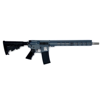 Picture of Great Lakes Firearms  AR-15 223 Wylde 30+1 16" Stainless Barrel, Blue Titanium Cerakote Receiver, Full Picatinny Rail, Black Collapsible Stock, Polymer Grip  GL15223SS BLU