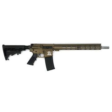 Picture of Great Lakes Firearms  AR-15 223 Wylde 30+1 16" Stainless Barrel, Bronze Cerakote Receiver, Full Picatinny Rail, Black Collapsible Stock, Polymer Grip  GL15223SS BRZ