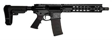 Picture of BRIGADE MFG AR HGA 5.56 10.5IN BBL 10IN RAIL FORGED BLK SBA3 BRACE 30RD A2 FLASH HIDER A5610512