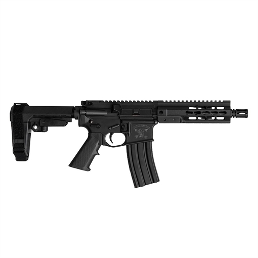 Picture of BRIGADE MFG AR HGA 5.56 7.5IN BBL 7IN RAIL FORGED BLACK SBA3 BRACE 30RD A2 FLASH HIDER A5617512