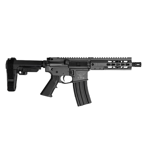 Picture of BRIGADE MFG AR HGA 5.56 7.5IN BBL 7IN RAIL FORGED TUNGSTEN SBA3 BRACE 30RD A2 FLASH HIDER A5617532