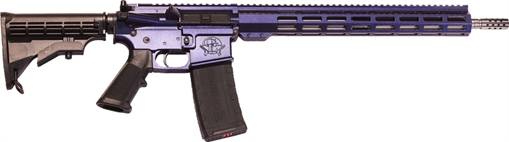Picture of GLFA AR-15 Rifle .223 Wylde 30rd Magazine 16" Barrel Galaxy Mystique with 15.25" Handguard GL15223SS G-MYS
