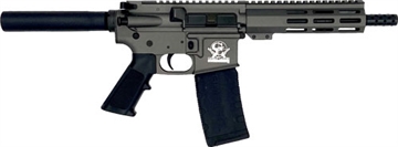 Picture of Great Lakes AR-15 Pistol .223 Wylde 30rd Magazine 7.5" Nitride Barrel Tungsten Finish GL15223P TNG
