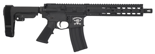 Picture of BRIGADE MFG BM-15 5.56 10.5 BLK SBA3 MLOK A2 A5610512M