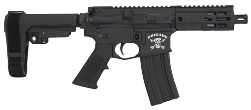 Picture of BRIGADE MFG BM-15 5.56 5 BLK SBA3 MLOK A2 A5615512M