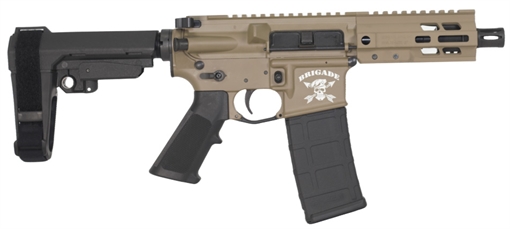 Picture of BRIGADE MFG BM-15 5.56 5 FDE SBA3 MLOK A2 A5615522M