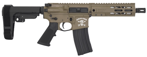 Picture of BRIGADE MFG BM-15 5.56 7.5 FDE SBA3 MLOK A2 A5617522M