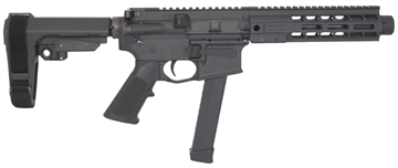 Picture of BRIGADE MFG BM-9 9MM 9.5 BLK SBA3 MLOK MINI CAN A0919012M