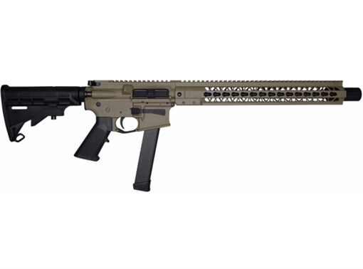 Picture of BRIGADE MFG BM-9 RIA 9MM 16IN BBL 15IN U-RAIL FORGED FDE ADJ 6-POSITION STK 33RD GLOCK MAG A0911623