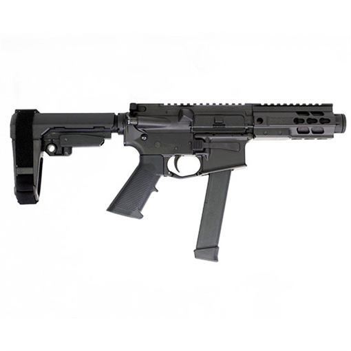 Picture of BRIGADE MFG BM-9 HGA 9MM 5.5IN BBL 5IN U-RAIL FORGED BLK SBA3 BRACE 33RD GLOCK MAG A0915512