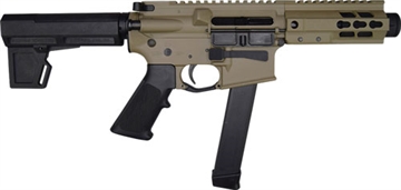Picture of BRIGADE MFG BM-9 HGA 9MM 5.5IN BBL 5IN U-RAIL FORGED FDE SBA3 BRACE 33RD GLOCK MAG A0915522