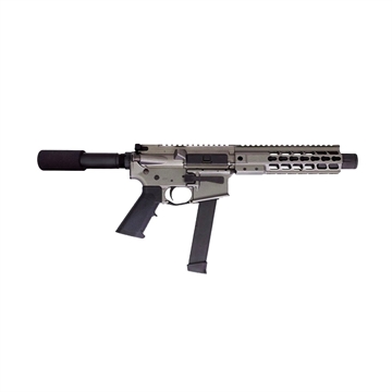 Picture of BRIGADE MFG BM-9 HGA 9MM 9IN BBL 8IN RAIL FORGED TUNGSTEN PADDED BUFFER TUBE 33RD MAG MINI CAN A091903B