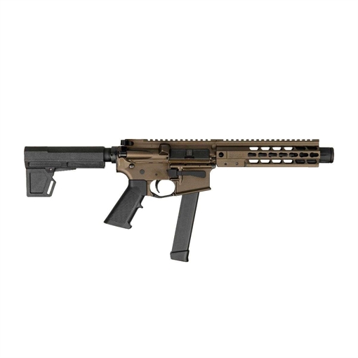 Picture of BRIGADE MFG BM-9 HGA 9MM 9IN BBL 8IN U-RAIL FORGED MIDNIGHT BRONZE KAK M2 BRACE MINI CAN 33RD A0919061