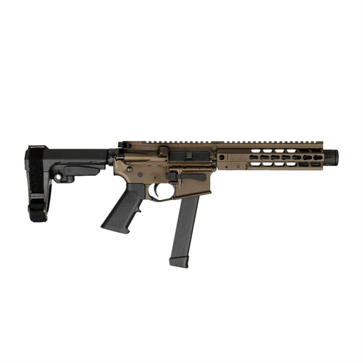 Picture of BRIGADE MFG BM-9 HGA 9MM 9IN BBL 8IN U-RAIL FORGED MIDNIGHT BRONZE SBA3 TACTICAL BRACE MINI CAN 33RD A0919062