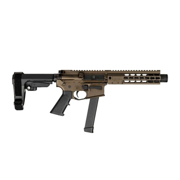 Picture of BRIGADE MFG BM-9 HGA 9MM 9IN BBL 8IN U-RAIL FORGED MIDNIGHT BRONZE SBA3 TACTICAL BRACE MINI CAN 33RD A0919062