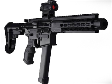 Picture of BRIGADE MFG FOSTECH BM-9 HGA 9MM 9IN BBL 8IN U-RAIL FORGED BLK SBA3 BRACE 33RD W/FOSTECH ECHOII A0919016