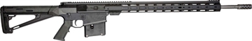 Picture of Great Lakes Firearms GL10LA30-06SSBLK AR-10 30-06 Springfield 5+1 24", Black, 20" M-Lok Handguard Fixed Hogue OverMolded Stock, A2 Grip, Muzzle Brake GL10LA3006SSBLK GL10LA30-06SS BLK