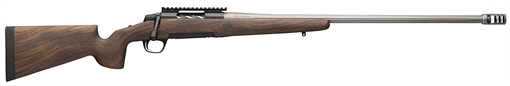 Picture of Browning X-Bolt 2 Long Range 308 Win 4+1 24" Matte Gray Fluted Threaded Sporter Barrel, Matte Blued Picatinny Rail Stainless Steel Receiver, McMillan Game Scout Wood Finish Composite Stock 036077218