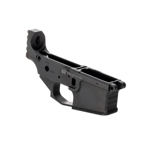 Picture of Brownells BRN-180M BILLET STRIPPED LOWER RECEIVER, AMBIDEXTROUS, BLACK NONE