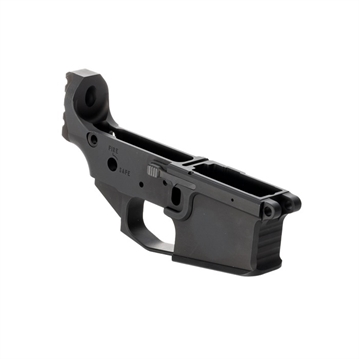 Picture of Brownells BRN-180M BILLET STRIPPED LOWER RECEIVER, AMBIDEXTROUS, BLACK NONE
