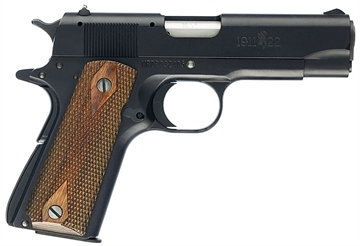 Picture of Browning 1911-22 A1 *CA Compliant Compact Frame 22 LR 10+1, 3.63" Stainless Steel Barrel, Matte Black Serrated Slide, Matte Black Aluminum Frame w/Beavertail 051803490