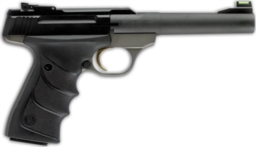 Picture of Browning Buck Mark Practical *CA Compliant 22 LR 10+1 5.50" Taper Bull Barrel, Matte Black Serrated Steel Slide, Matte Gray Aluminum Frame & Black Ultragrip RX Grips 051448490