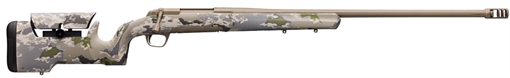 Picture of BROWNING X-BOLT HC MAX LR RIB 300PRC 26IN FLUTED BBL BRONZE CERAKOTE OVIX CAMO MB ADJ STOCK 3/RD 035555297