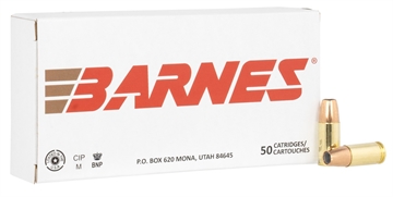 Picture of Barnes Defense JHP Sierra JHP Handgun Ammunition 9mm Luger 124gr JHP 1090 fps 50/ct 32516