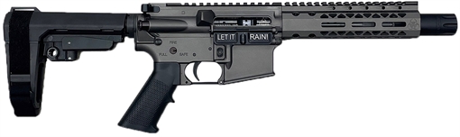 Picture of Black Rain Ordnance Spec15 556 NATO 7" Black Nitride Steel Barrel, Tungsten Gray Cerakote Receiver, Black Stock BRO24102501