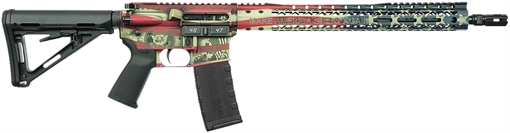 Picture of BLACK RAIN SPEC15 RIA 5.56 16IN BBL AMERICAN FLAG CERAKOTE 15IN MLOK 30RD TRUMP RIFLE BRO-24123101AMFLAG BRO24123101AMGLAG