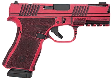 Picture of Black Rain Ordnance Frontline+ Handgun 9mm Luger 15rd Magazine 3.75" Barrel Firehouse Red Battleworn BRO-FLP-9MM-RB FLP9MMRB