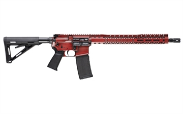Picture of Black Rain Ordnance We The People, Semi-automatic Rifle, AR, 223 Remington/556NATO, 16" Chrome-Moly Barrel, Cerakote Finish, Red Battleworn, 15" Free Float M-LOK Handguard, Magpul MOE Stock, 30 Rounds, 1 Magazine BRO-WTP-RB BROWTPRB