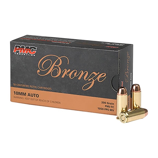 Picture of Pmc Ammunition 10MM AUTO 200GR FULL METAL JACKET 50/BOX 10A