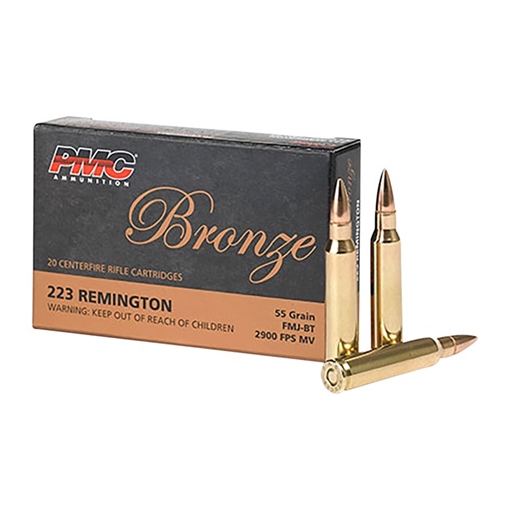 Picture of BRONZE 223 REMINGTON RIFLE AMMO 105001714 -