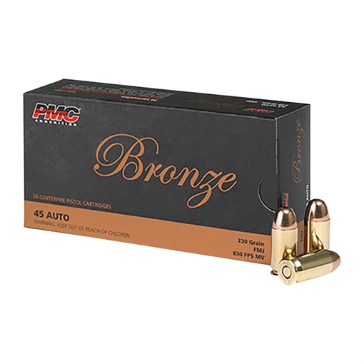 Picture of PMC Bronze .45 ACP Handgun Ammo - 230 Grain | FMJ | 70000rd Pallet 45A