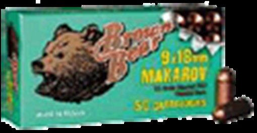 Picture of Brown Bear Case of 1000rds of 9X18 MAK Full Metal Jacket ammunition A918RFMJ-1000