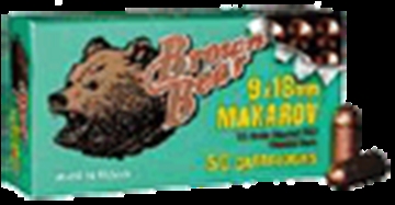 Picture of Brown Bear Case of 1000rds of 9X18 MAK Full Metal Jacket ammunition A918RFMJ-1000