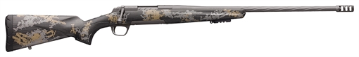 Picture of Browning X-Bolt Mountain Pro 6.8 Western 3+1 24" MB Fluted Tungsten Gray Cerakote Accent Graphic Black Carbon Fiber Stock Right Hand (Full Size) 035540299