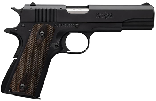 Picture of Browning 1911-22 A1 *CA Compliant Full Size 22 LR 10+1, 4.25" Matte Stainless Steel Barrel, Matte Black Serrated Slide & Aluminum Frame w/Beavertail 051802490